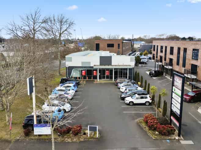 Prominent corner site with 18 car parks