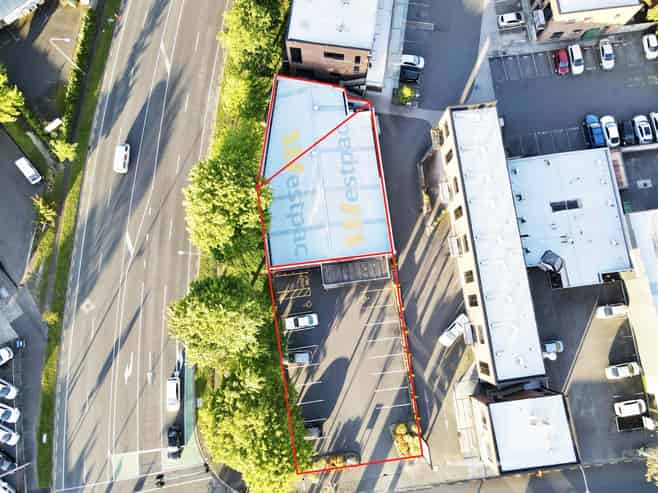 Prominent corner site with 18 car parks