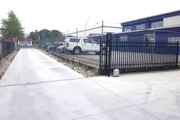 Modern industrial unit on Lake Road
