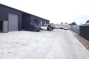 Modern industrial unit on Lake Road