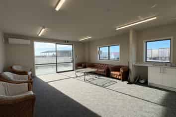 New Industrial Warehouse with Large Concrete Yard