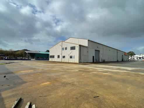 Large-scale industrial facility with yard