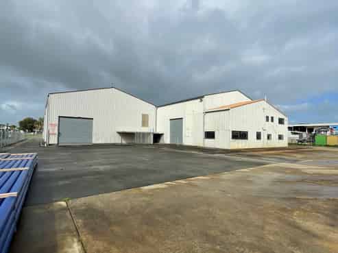 Large-scale industrial facility with yard