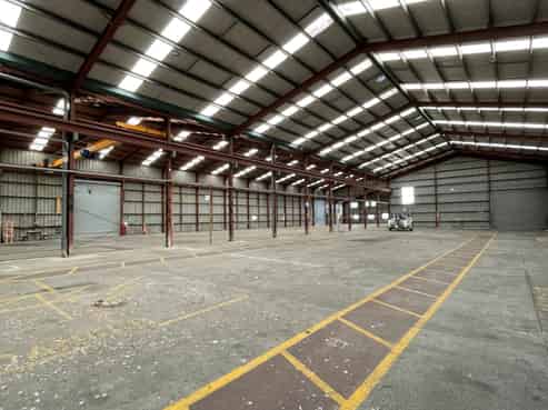 Large-scale industrial facility with yard