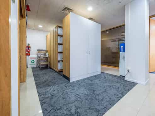 Full floor with generous car parking