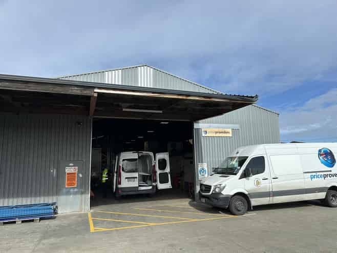 High profile Onekawa industrial warehouse