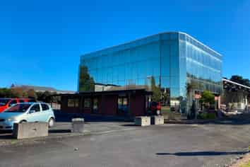 Corporate office space with car parks