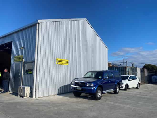 Modern warehouse in secure business park