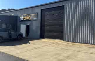 Near new warehouse with yard