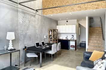 Affordable unit with functional mezzanine