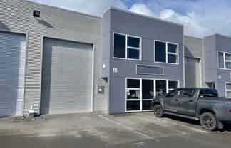 Suburban warehouse with office