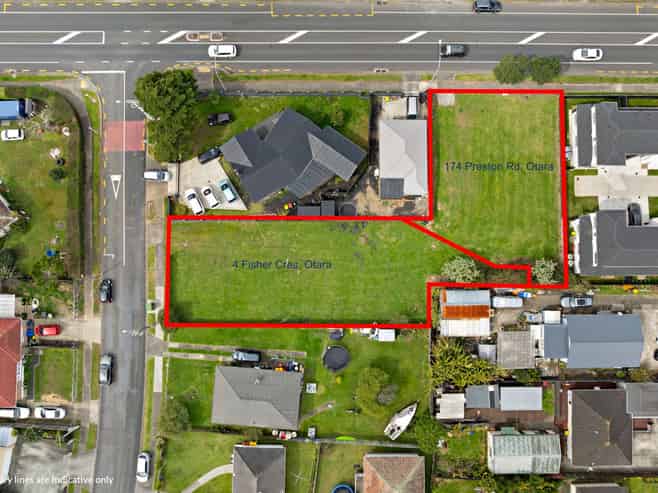 4 Fisher Crescent and 174 Preston Road, Otara