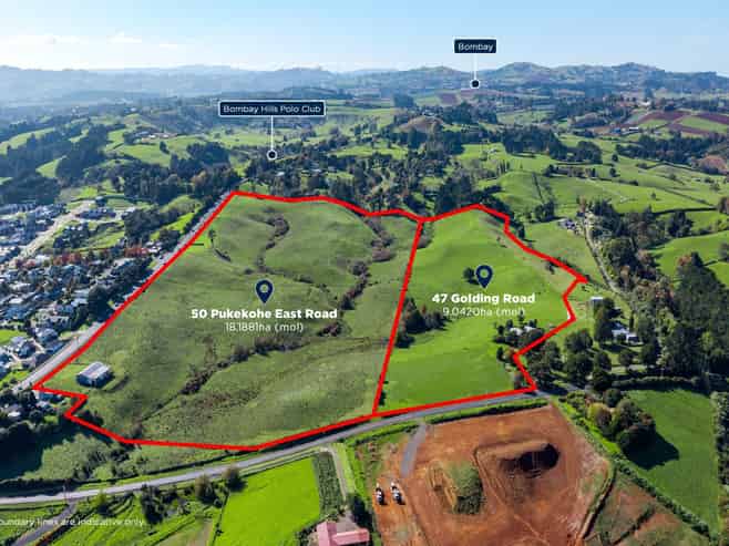 47 Golding Road and 50 Pukekohe East Road, Pukekohe