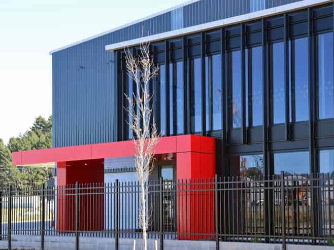 Sizeable warehouse plus canopy tenancy