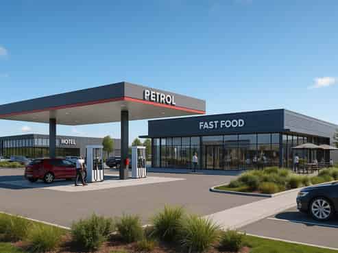 Six consented commercial lots - develop or occupy