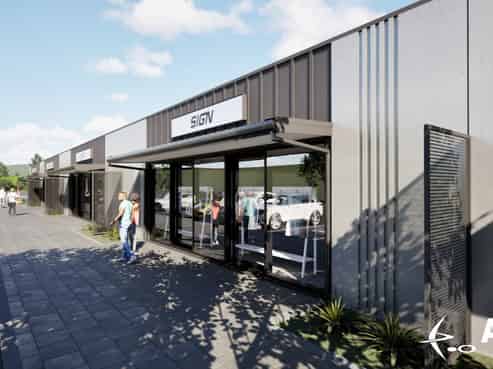 Six consented commercial lots - develop or occupy