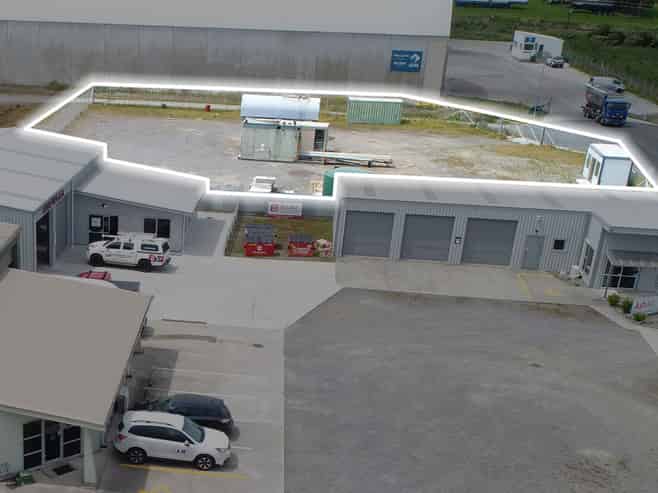 Secured yard with holding income