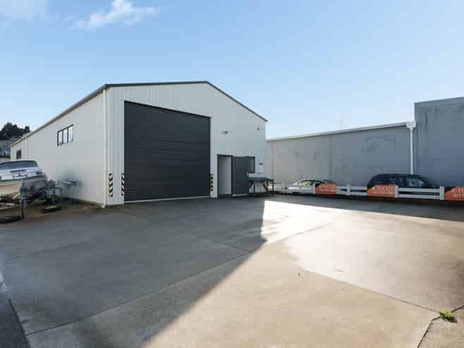 Tidy Greerton industrial unit