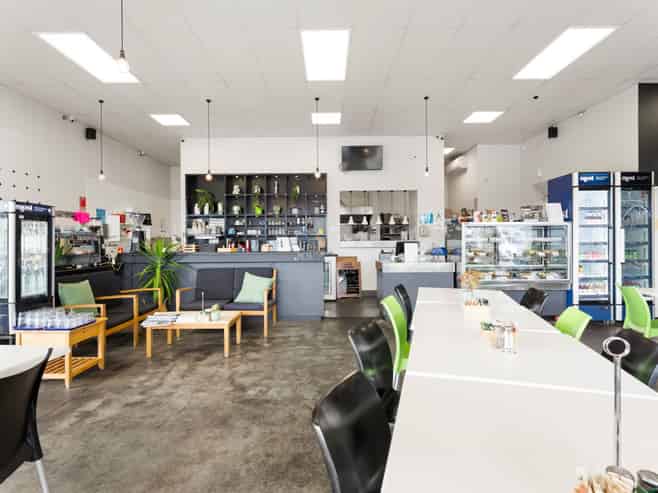 Cafe business for sale in bustling Bulls