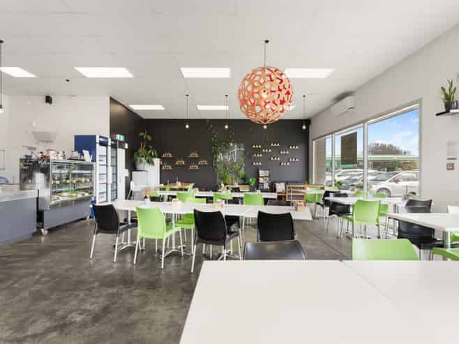 Cafe business for sale in bustling Bulls