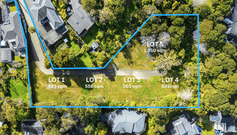 Lot 1-5/22 Highland Avenue, Titirangi