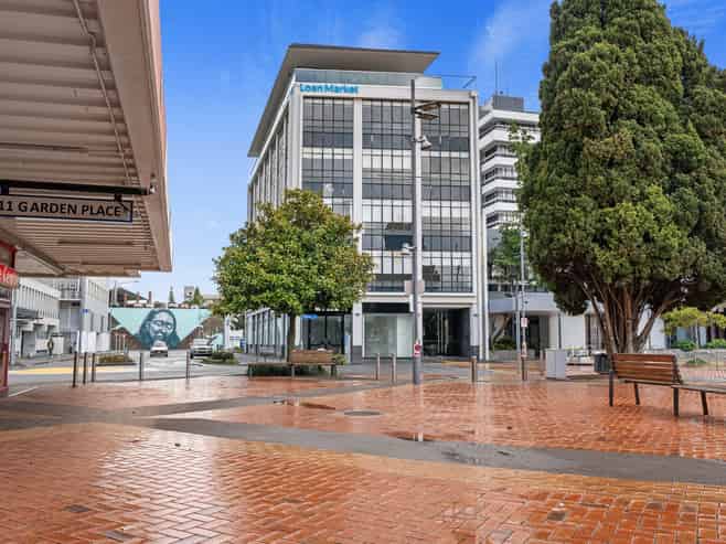 Professional space overlooking Garden Place