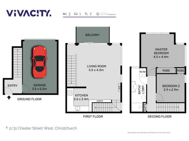 2/31 Chester Street West, CHRISTCHURCH CENTRAL