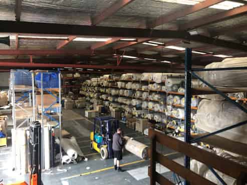 Standalone road front warehouse with secure yard