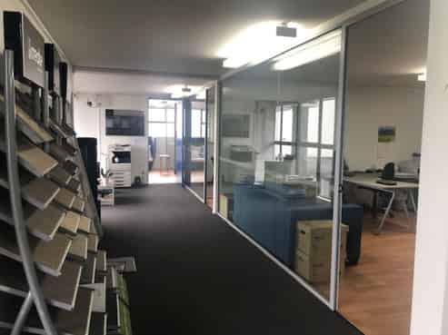 Standalone road front warehouse with secure yard