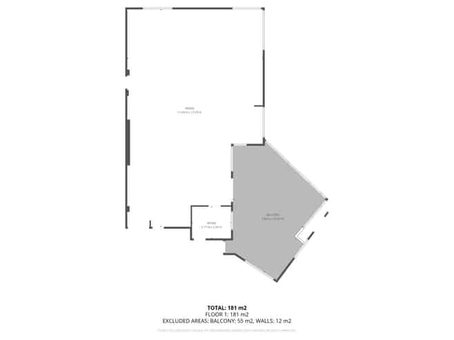 Modern 185sqm (more or less) office space