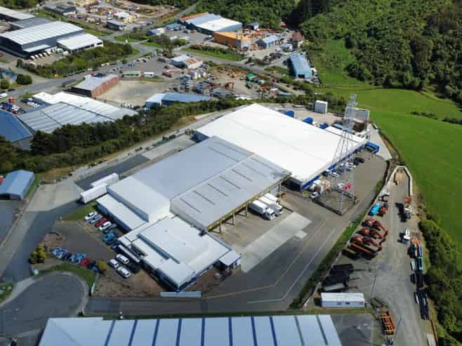 Large-Scale Grenada North Warehouse and Yard