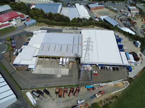 Large-Scale Grenada North Warehouse and Yard