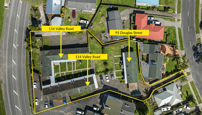 114 & 116 Valley Road and 95 Douglas Street, Whakatane