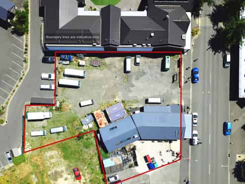 Rare main street development with holding income