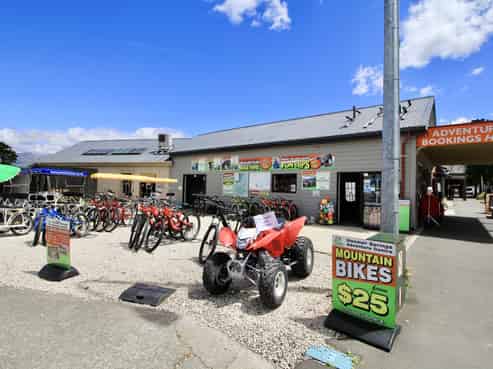 Rare main street development with holding income