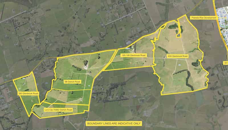 83A/185 to/199/383 Glenbrook Rd, Ostrich Rd Patumahoe & 68 Ostrich Rd, Karaka