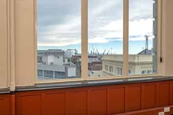 Renovated open plan space with class and views