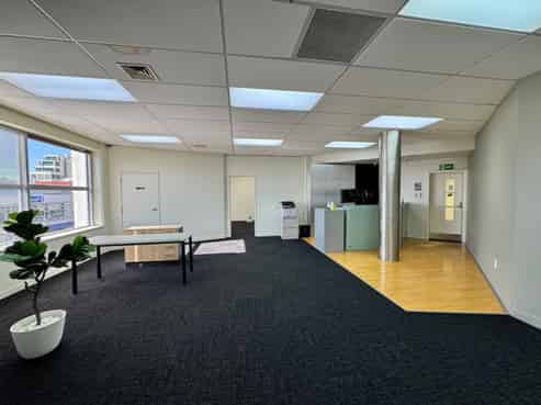 Central city office with parking