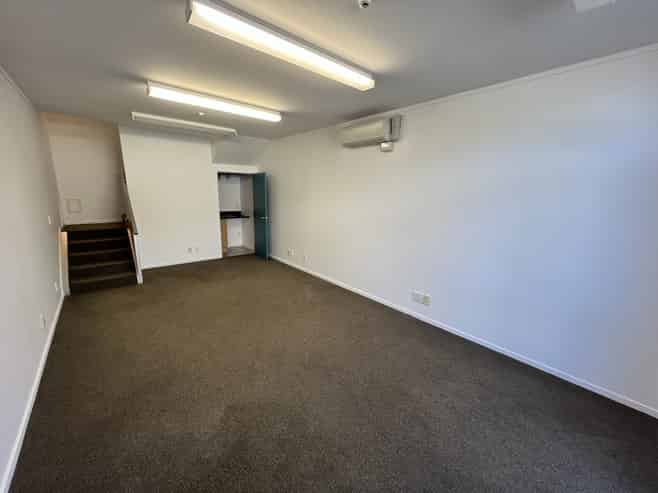 Heat pumped with at door parking