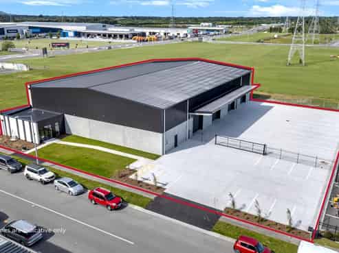 Prime, brand new industrial with crane