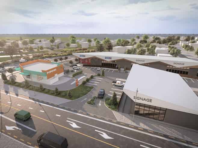 Brand-new retail and hospitality precinct