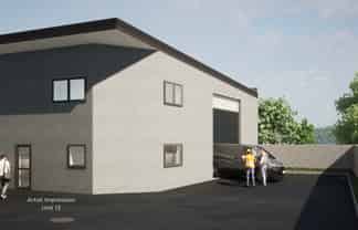 Brand new industrial unit with office