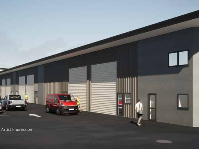 Brand new industrial unit with office