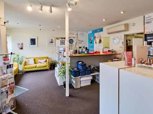 Four units easily converted into one tenancy