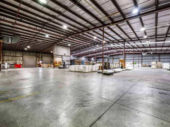 Vacant industrial with scale