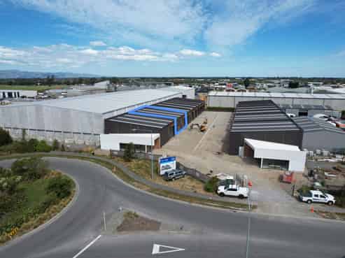 Brand New Rolleston Warehouses Nearing Completion