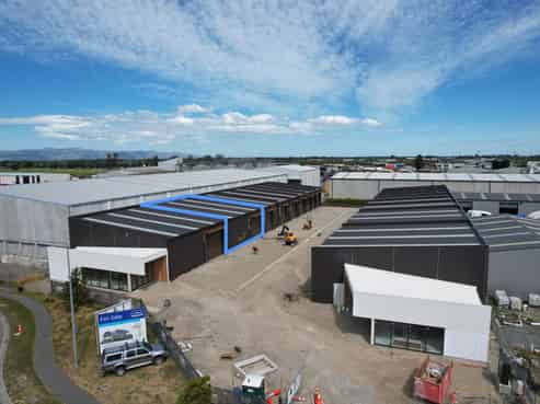 Brand New Rolleston Warehouses Nearing Completion