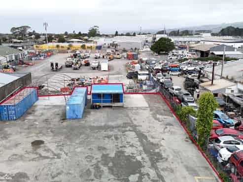 Secure office and yard space