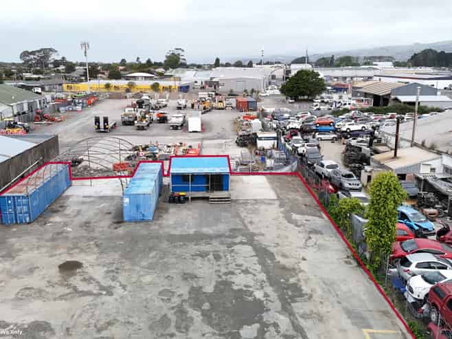 Secure office and yard space