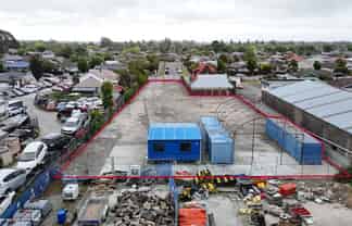 Secure office and yard space